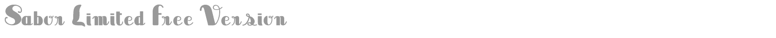 Sabor font preview